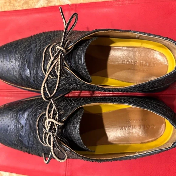 Cole Haan | Shoes | Cole Haan Black And Yellow Oxford Shoes  display picture 1